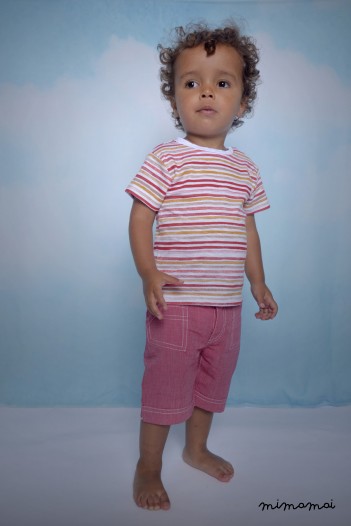 Easy Tiger Tee Red Stripe