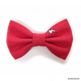 Hair Bow Clip in Red Aunt Eva