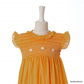 Alfalfa Butterfly Girls smocked dress