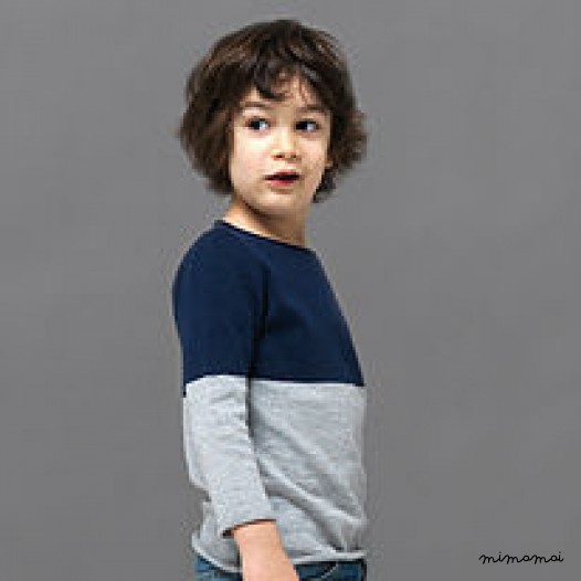 Pull "Caffelatte" Zaffiro / Nebbia