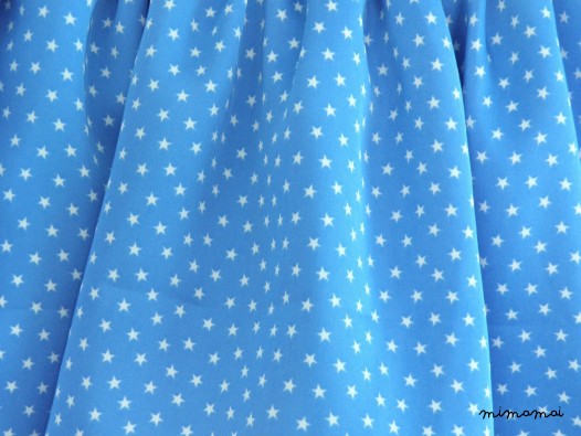White and Blue Skirt for girl, Little Stars Skirts