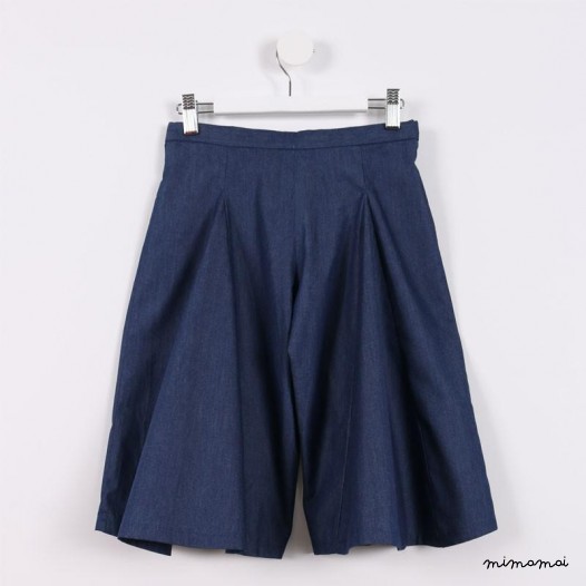 Flare Capris blue denim