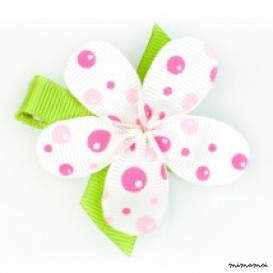 Allie Pink Bubbles Petal Hair Clip