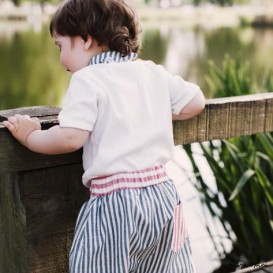 Baby harem trousers with bandana
