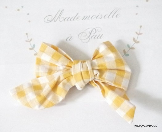 BARRETTE GROS NOEUD