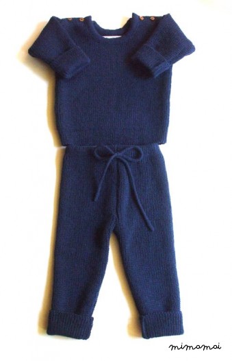 Babies/Children's/Toddler's Knitted Lambswool Sweater and Trousers set