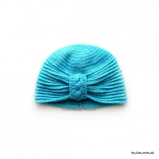 Ragazze a trecce turbante, uncinetto cappello, bambino turbante
