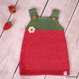 Bambino vestito maglia fragola