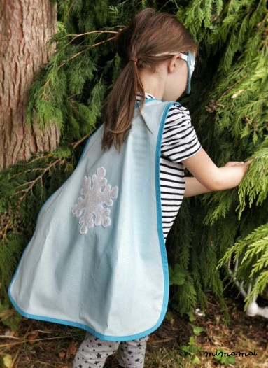 Personalizzato del fiocco di neve Cape - Ice Queen Cape - - Princess Cape - Regina delle nevi