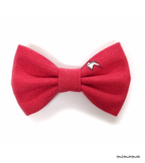 Hair Bow Clip in Red Aunt Eva