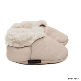 Kina Infant Booties Cream