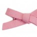 Barrette à Noeud Simili Daim - Rose
