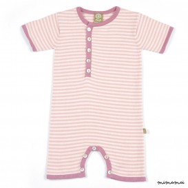 Billy Romper Pink Stripe