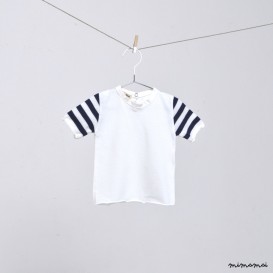 T Shirt Cannella Latte Zaffiro