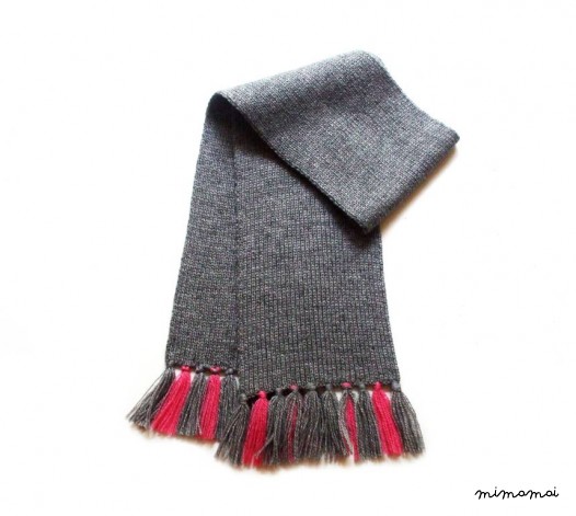 Babies/Children's Virgin wool scarf with Fringe/toddler scarf/fringe scarf/chunky scarf