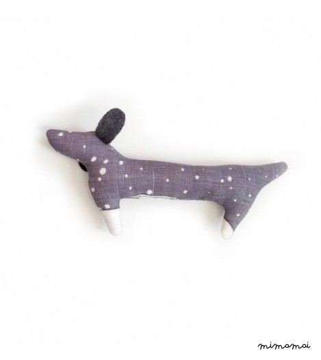 Snowstorm Print Toy Sausage Dog