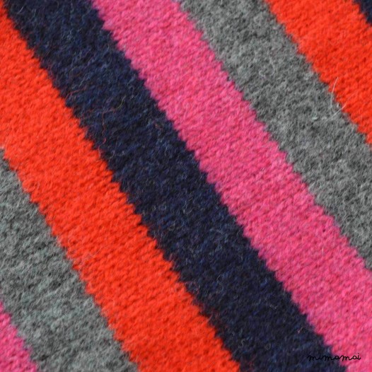 LUXURY FINE STRIPE SCARF KNITTING KIT