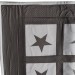 COUVERTURE ANTHRACITE ÉTOILES ARGENT