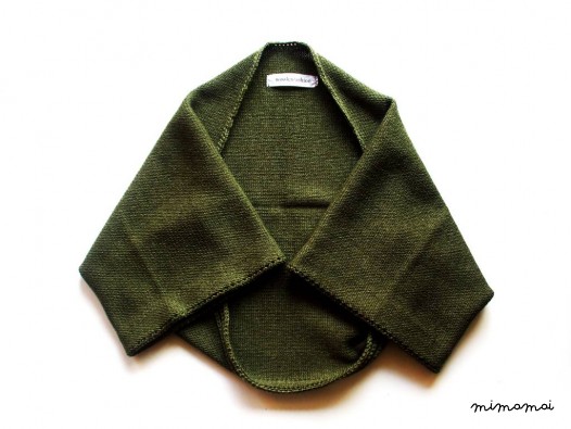 Girl's merino wool cocoon cardigan/bolero/shawl/shrug/3/4 sleeves/outfit