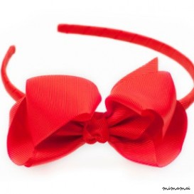 Bow Headband Red