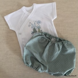 Conjunto camiseta manga corta y short contigo