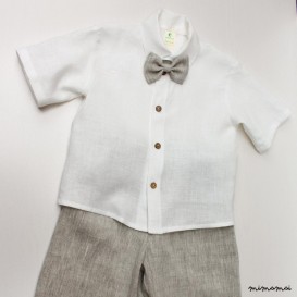 Natural linen outfit