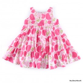 Pink "Cherry" flounced dess