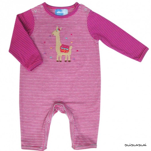 Crochet Llama Babygrow