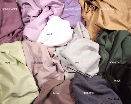 Natural linen hoodie, tuck up sleeves