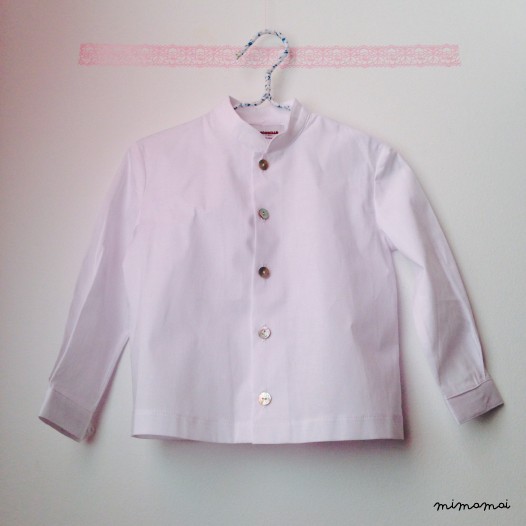 White cotton shirt.... blouse child ...