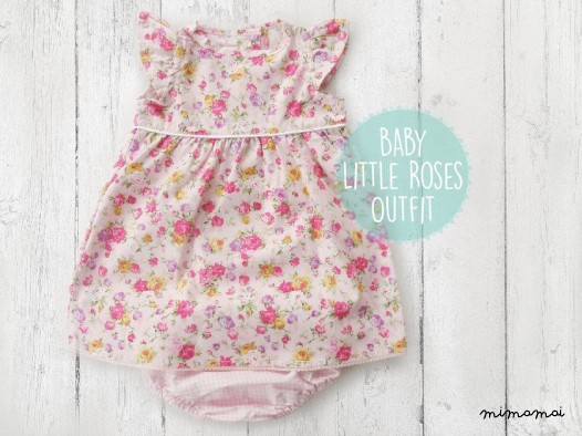 Pastel Pink Roses dress