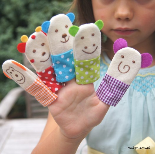 Wild Animal Finger Puppets