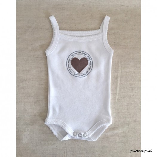 Body tirantes Made With Love ni&ntilde;a