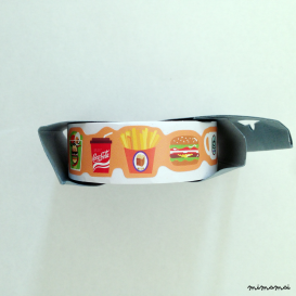 Fast Food sticker roll