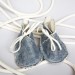 Linen baby slippers