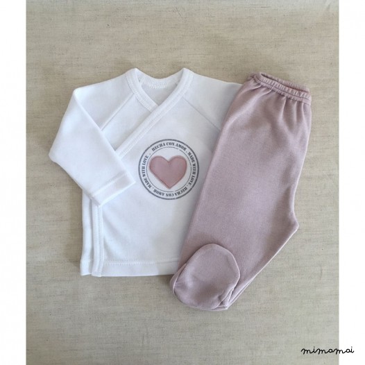 Conjunto cruzado con polaina Made With Love