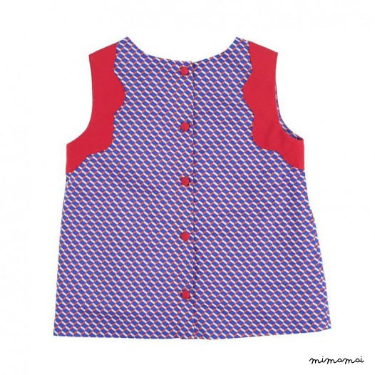Flower Armhole Top graphic