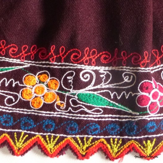 Andes Burgundy Skirt