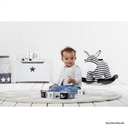 Star White Wooden Toy Box