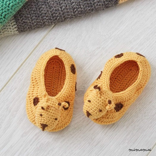 Crochet Giraffe Booties