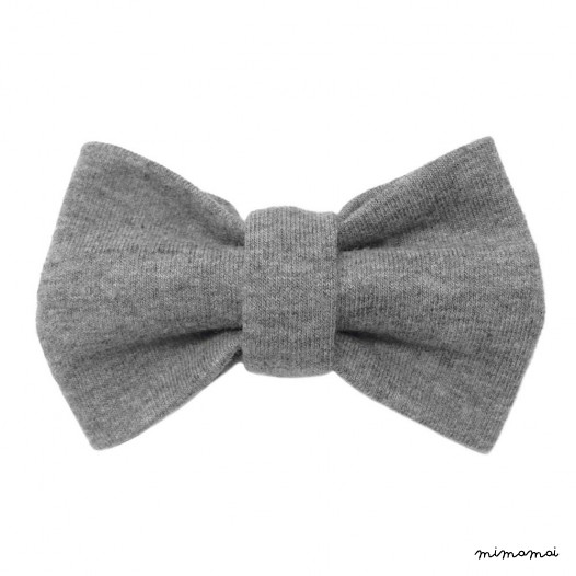 Child grey bow tie, cotton