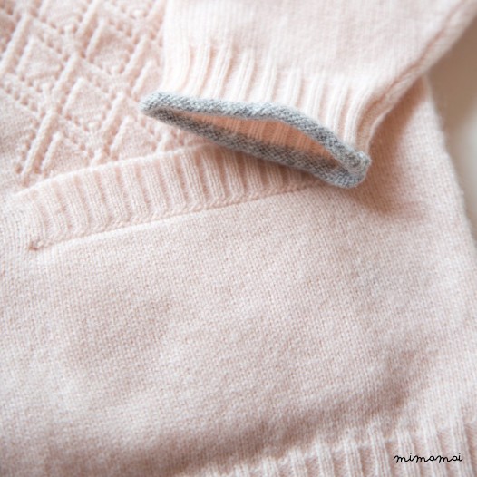 Ajour Cardigan with Bow