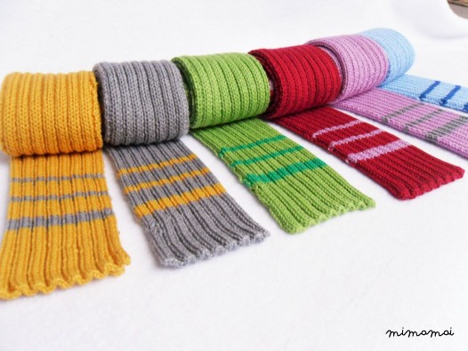Children Knitted Scarf - Grey