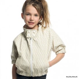 Jacket girl in beige