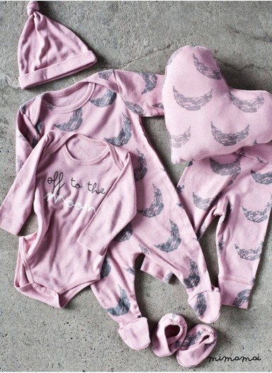 Jumpsuit moon pink ECO