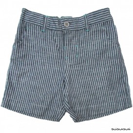 Cotton Striped Shorts