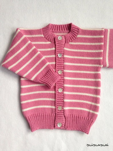 Baby Knitted Pink Cardigan
