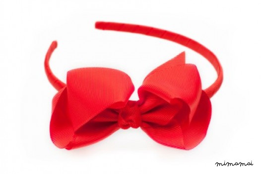 Bow Headband Red