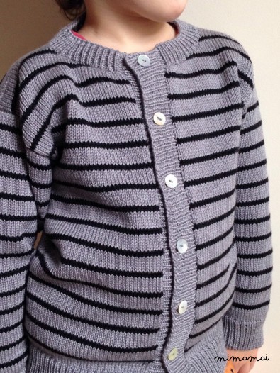 Children knitted Cardigan - Grey