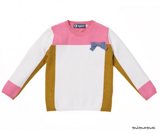 Pullover COOL FOR SCHOOL off white